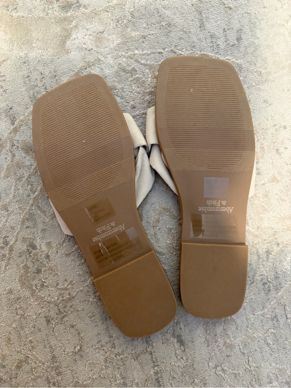 Abercrombie & Fitch Ivonne Sandals - Cream NEW! - Picture 6 of 8